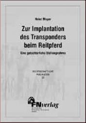 Zur Implantation des Transponders beim Reitpferd