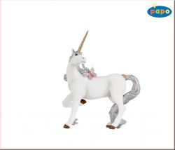 Licorne Argentee (Silbernes Einhorn) Papo