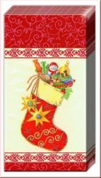 Papiertaschentuch Christmas Stocking