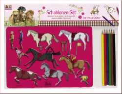 Schablonen-Set Pferdefreunde