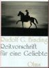 Reitvorschrift f�r eine Geliebte