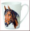Porzellanbecher Pferd