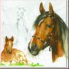 Lunch-Serviette Pferd wei�