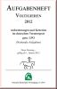 Aufgabenheft 2012 - Voltigieren - Inhalt