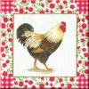 Cottage Charm red Lunch Servietten