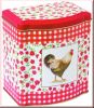 Cottage Charm red mit Relief Teedose