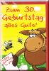 Gru�karte Big Foot Zum 30. Geburtstag