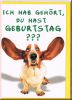 Gru�karte Geburtstag - Ich hab geh�rt, Du hast Geburtstag ???